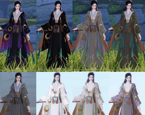 以一梦江湖2024端午节时装模型预览（精致细节展现端午节风情）