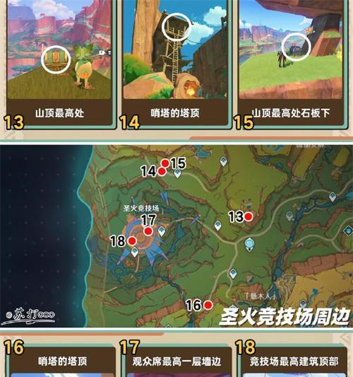 原神须弥宝箱位置分布是怎样的？