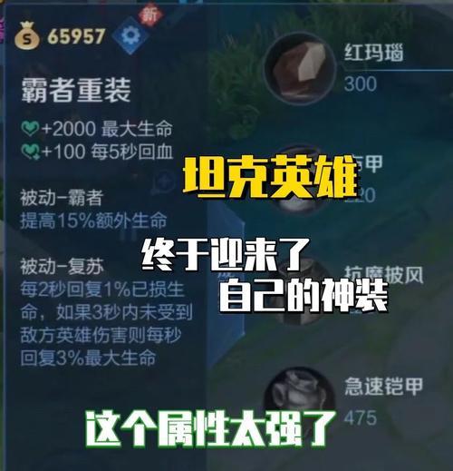 面对坦克英雄应选择哪些物理装备？